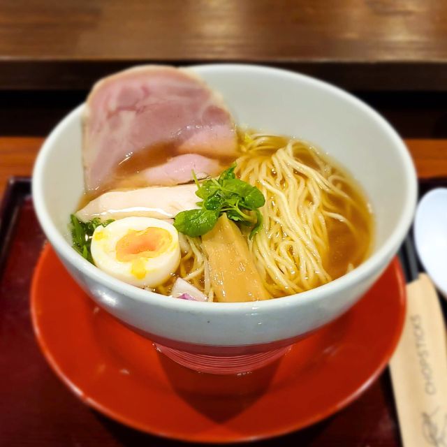 Hot bowl of ramen in Kyoto